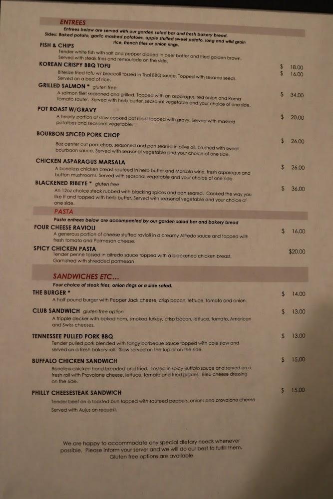 Cooper's Restaurant Menu image 2
